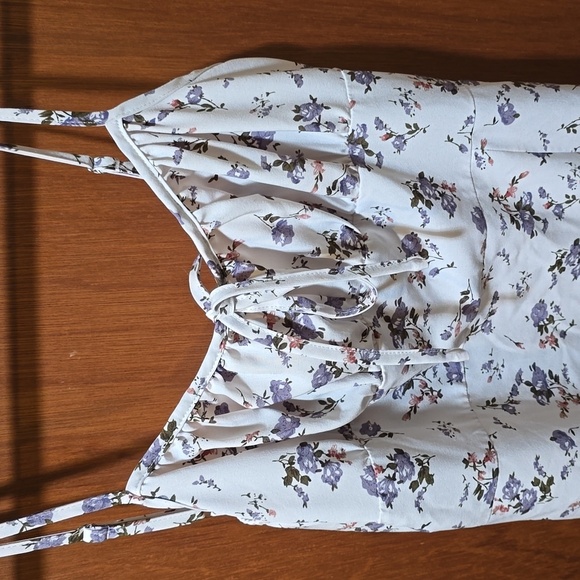 Floral Spaghetti Strap Maxi Dress - Picture 3 of 4